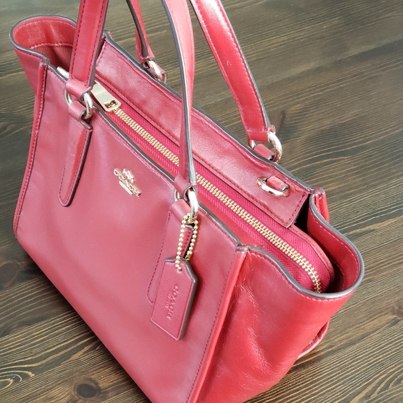 Brand New Coach SMTH Mini Crossbody Red Current - Picture 7 of 11